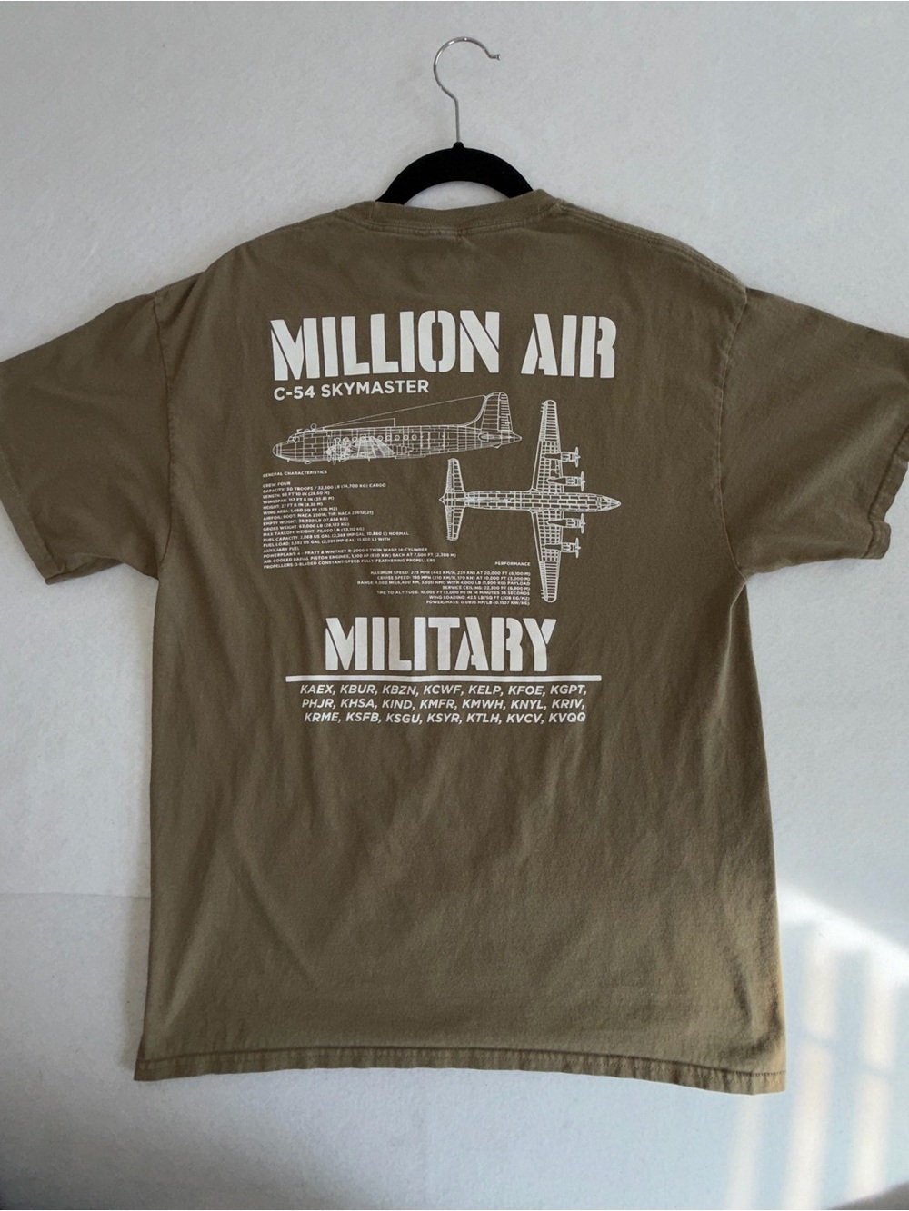 Men’s Short-Sleeve Crewneck T‑Shirt — Olive